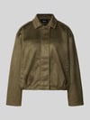 ONLY Regular Fit Blouson in Leder-Optik Modell 'AMBER' Oliv