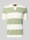OLYMP Level 5 Slim Fit Poloshirt aus Baumwoll-Mix in Strick-Optik Mint