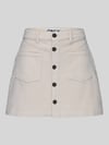 ONLY Nauwsluitende minirok van katoenmix model 'AMAZING' Offwhite