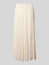 ONLY Uitlopende maxi-rok van zuivere viscose model 'MIKKA' Ecru