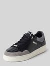BALR. Sneakers van zuiver leer met labelprint Zwart