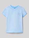 s.Oliver RED LABEL Regular Fit T-Shirt aus reiner Baumwolle Blau