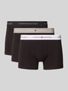 Tommy Hilfiger Trunks aus Baumwoll-Mix im 3er-Pack Black