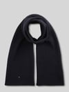 Tommy Hilfiger Schal aus Baumwoll-Mix mit Woll-Anteil Marine