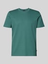 JOOP! COLLECTION T-Shirt mit geripptem Rundhalsausschnitt Smaragd