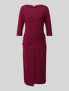 Tom Tailor Tailliertes Businesskleid aus Modal-Mix Bordeaux