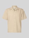 Selected Relaxed Fit Freizeithemd aus Leinen-Baumwoll-Mix Modell 'RLXCLAY' Sand