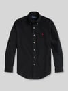 Polo Ralph Lauren Custom Fit Freizeithemd aus reiner Baumwolle Black
