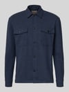 ONLY & SONS Regular fit overhemdjack met viscose, model 'MARK' Donkerblauw