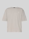 Polo Ralph Lauren Relaxed Fit T-Shirt aus reinen Baumwolle Hellgrau Melange