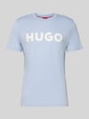 HUGO Regular Fit T-Shirt aus reiner Baumwolle Modell 'DULIVIO' Hellblau