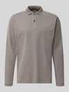 Marc O'Polo Relaxed Fit Poloshirt aus reiner Baumwolle Taupe