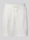 Lindbergh Shorts mit Eingrifftaschen und elastischem Bund Offwhite