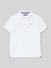Tommy Hilfiger Teens T-shirt met geborduurd logo Wit