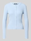 VERO MODA Slim Fit Strickjacke aus Viskose-Mix Modell 'WONDER' Hellblau