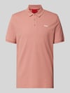 HUGO Koszulka polo z nadrukiem z logo model ‘Donos’ Łososiowy