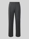 REVIEW Straight Fit Sweatpants mit elastischem Bund Dunkelgrau Melange