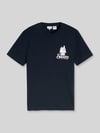Tom Tailor Regular Fit T-Shirt aus reiner Baumwolle mit Peanuts®-Print Marine