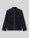 Marc O'Polo Regular Fit Hemdjacke aus reiner Baumwolle Marine