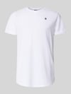G-Star RAW T-Shirt mit Label-Detail Offwhite