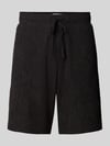 Jake*s Studio Men Sweatshorts mit elastischem Bund Black