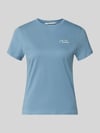 Tom Tailor Denim Regular Fit T-Shirt aus reiner Baumwolle Hellblau