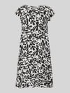 PIECES Regular Fit Sommerkleid aus reiner Viskose Modell 'BARRI' Black