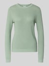 VILA Strickpullover mit gerippten Abschlüssen Modell 'dalo' Lind