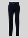 g1920 Corduroy broek met Franse steekzakken model 'Tybalt' Marineblauw