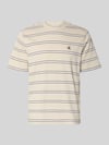 Calvin Klein Jeans T-Shirt mit Logo-Stitching Sand