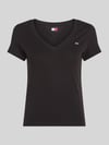 Tommy Jeans T-Shirt mit kleinem Logo-Detail Black