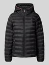 Tommy Hilfiger Gewatteerd jack met labelstitching Zwart