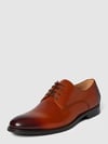 DIGEL Buty derby ze skóry model ‘SEBASTIAN’ Koniakowy