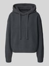 VERO MODA Regular Fit Strickpullover mit Kapuze Modell 'NEAT' Anthrazit
