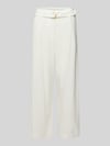 Christian Berg Woman Culotte aus Viskose mit Gürtel Offwhite