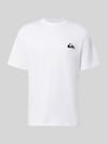 Quiksilver T-Shirt mit Rundhalsausschnitt und Logo Weiss