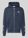 REVIEW Relaxed Fit Sweatjacke mit Kapuze Marine