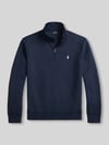 Polo Ralph Lauren Regular Fit Troyer aus Baumwoll-Mix Marine