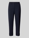CAMBIO Regular fit smalle broek met viscose-katoen-aandeel model 'KRYSTAL' Marineblauw