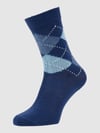 Burlington Socken mit Label-Detail Modell 'WHITBY' Royal