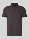 PME Legend Koszulka polo o kroju slim fit z detalem z logo Antracytowy
