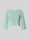 ONLY Cropped Pullover aus Baumwoll-Mix Modell 'NOLA' Schilf