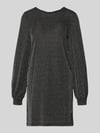 ONLY Minikleid mit Glitzer-MusterModell 'CAROL' Silber