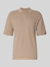 Redefined Rebel Relaxed Fit Poloshirt Modell 'FERDINAND' Beige