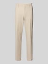 BOSS Regular Fit Anzughose mit Woll-Anteil Modell 'LENNON' Beige
