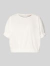 FREE/QUENT Blouse shirt met ronde hals Offwhite