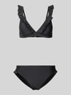 Shiwi Bikini-Set mit Rüschen Modell 'BOBBY' Black