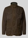 Barbour Regular Fit Funktionsjacke mit gewachstem Twill Modell 'OGSTON' Oliv