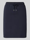 GANT Knielanger Sweatrock mit Label-Stitching Marine