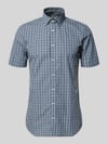 Jake*s Slim Fit Business-Hemd aus Baumwolle mit Kentkragen Hellgruen